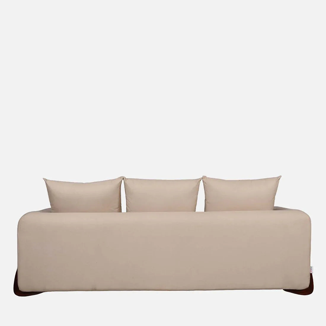 Bodhi Fabric Three Seater Sofa in Beige Colour - HomeTown