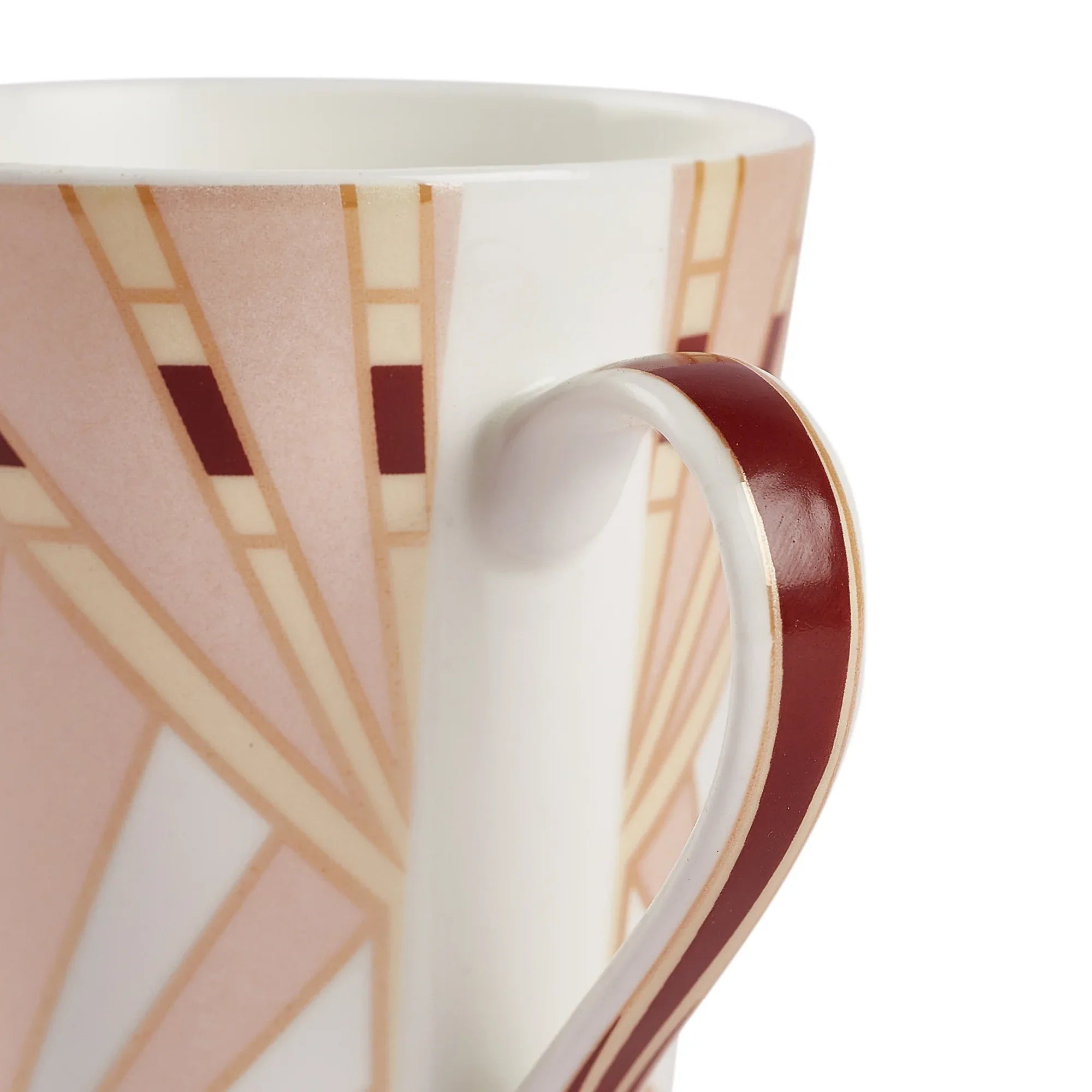 Sapphire Bone China Coffee Mug Set of 4 in Peach Colour - HomeTown