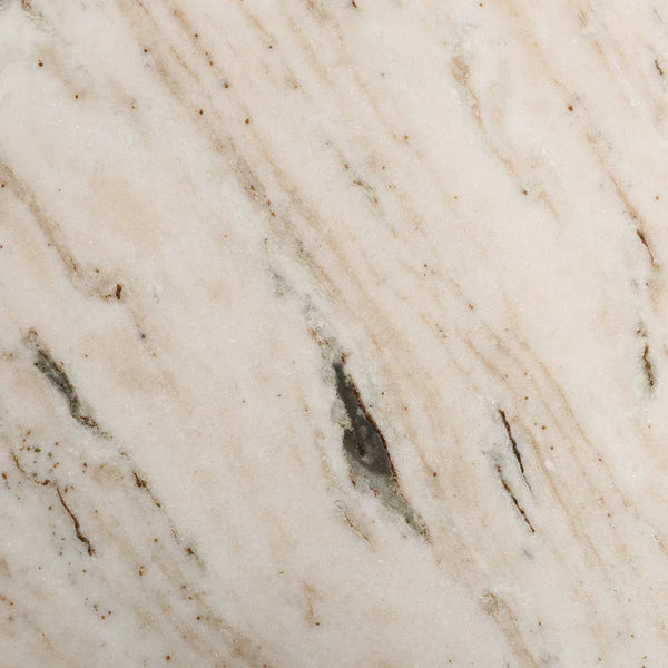 Palatine Marble Top Center Table in White & Gold Colour dimensions