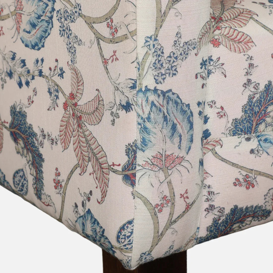 Daisy Fabric Wing Chair in Beige Colour - HomeTown