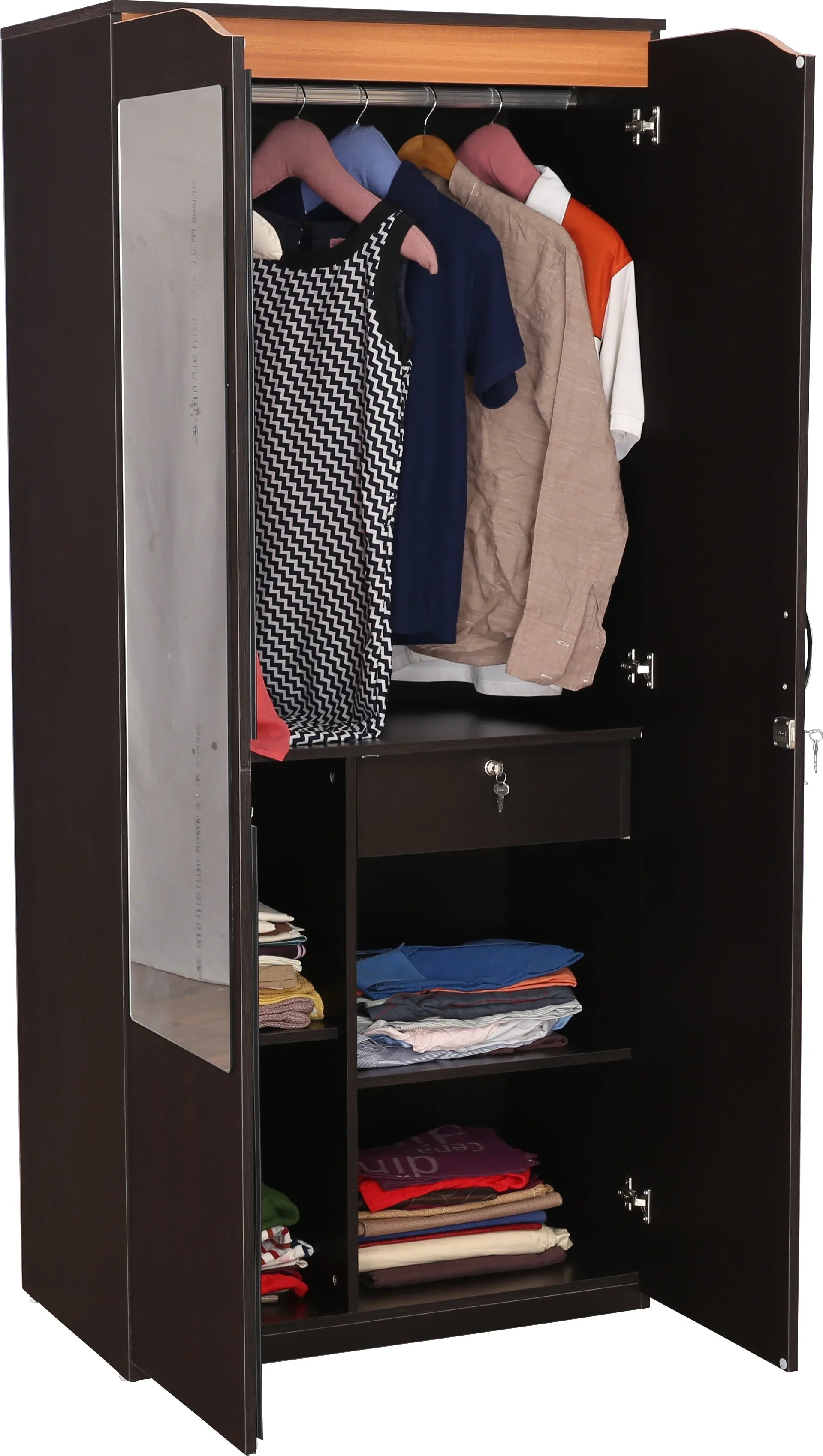 Swirl Two door Wardrobe - HomeTown