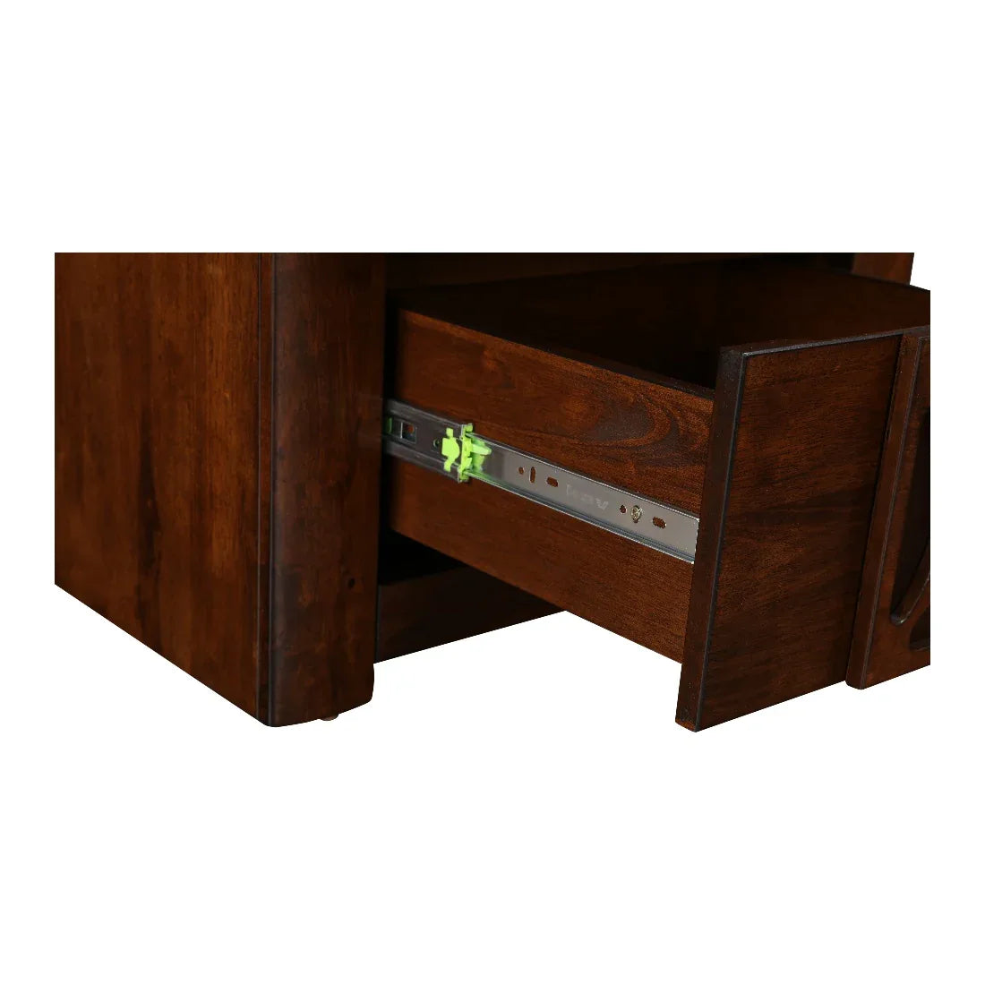 Casablanca Solidwood Night Stand in Walnut Colour - HomeTown