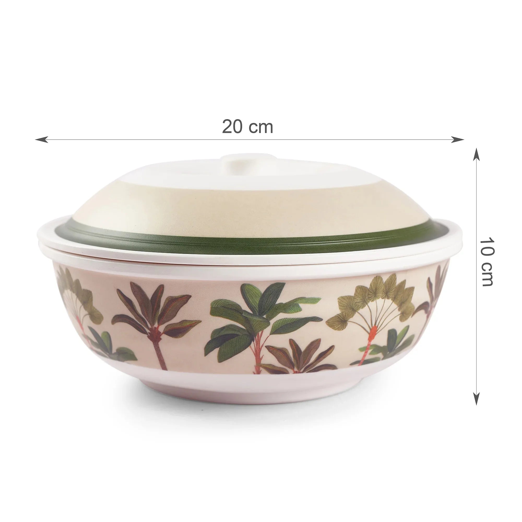 Oasis Melamine Serving Bowl with Lid in Multi Colour - HomeTown