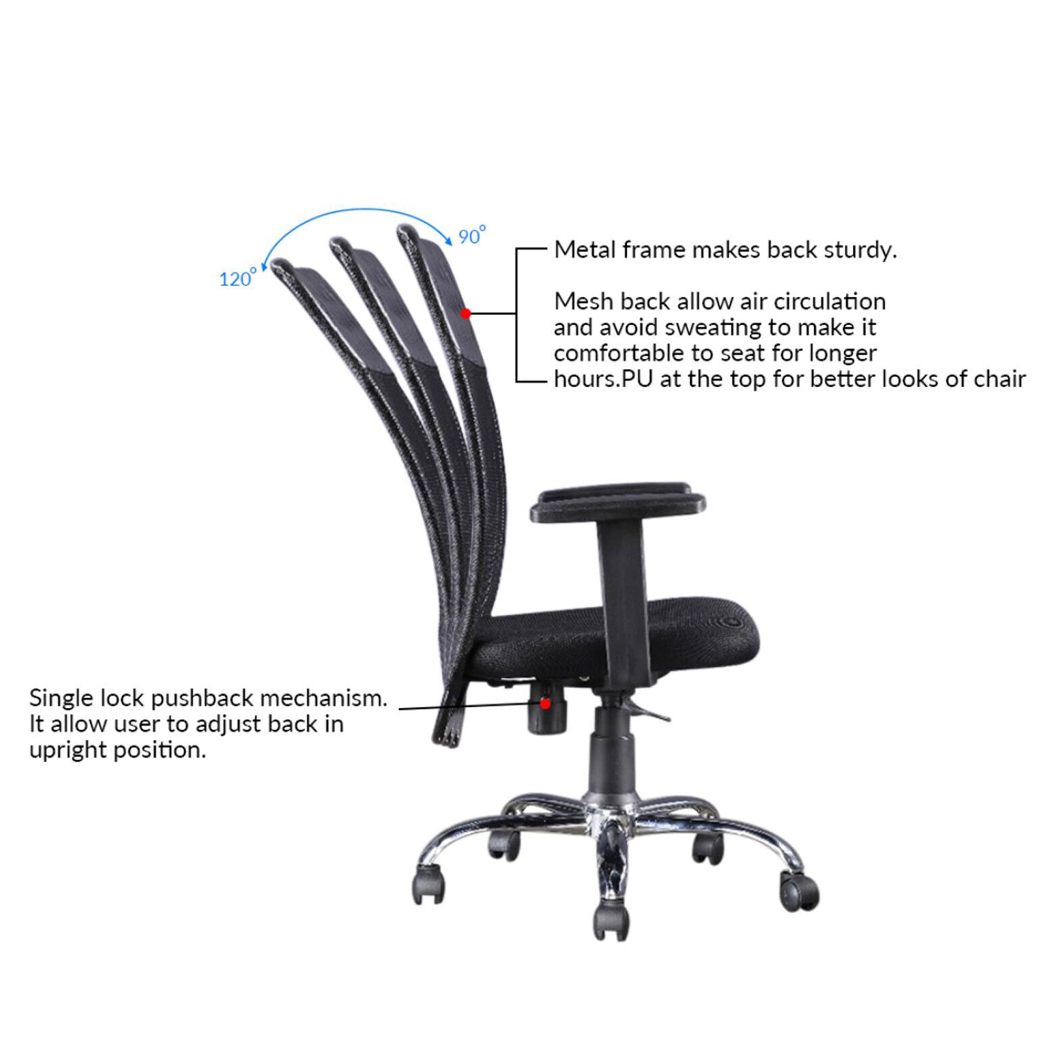 Comfora Office Chair Black