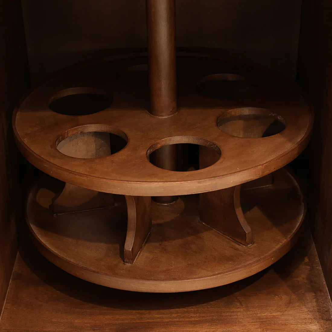 Isak Solidwood Bar Unit in Walnut Colour - HomeTown