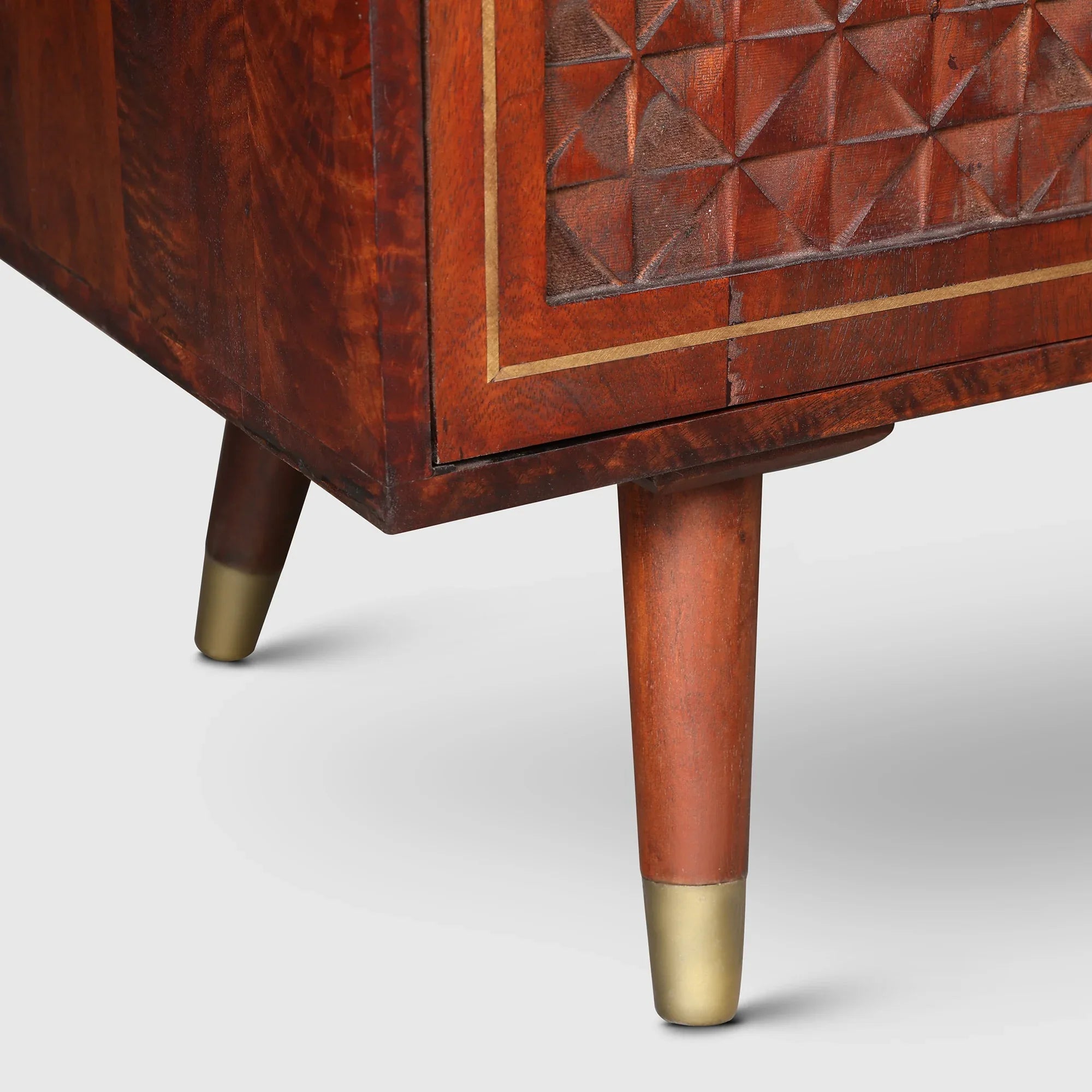 Phoolkari Solidwood Book Shelves in Honey Walnut Colour - HomeTown