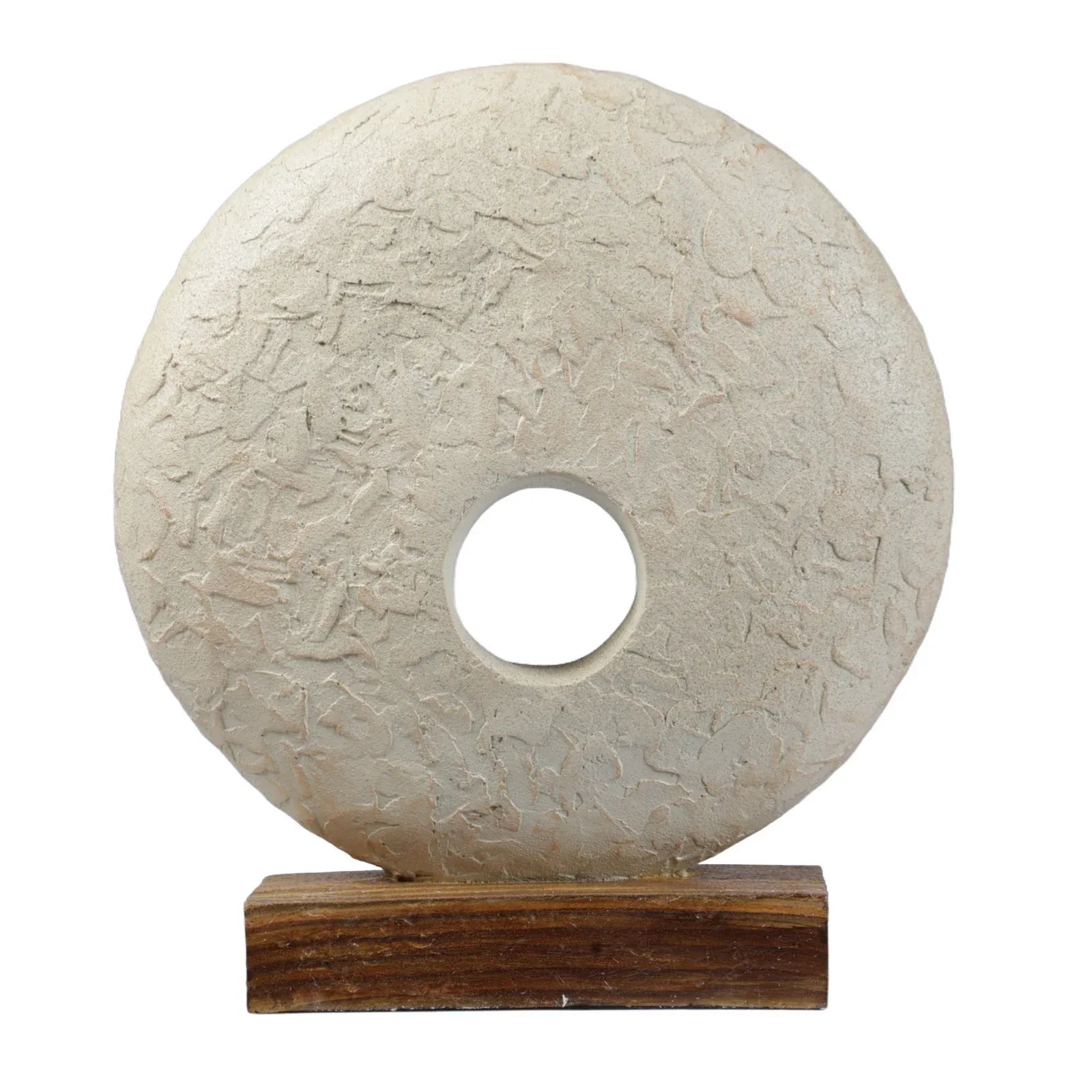 Calista Modern Abstract Showpiece 28cm in Ivory Colour - HomeTown
