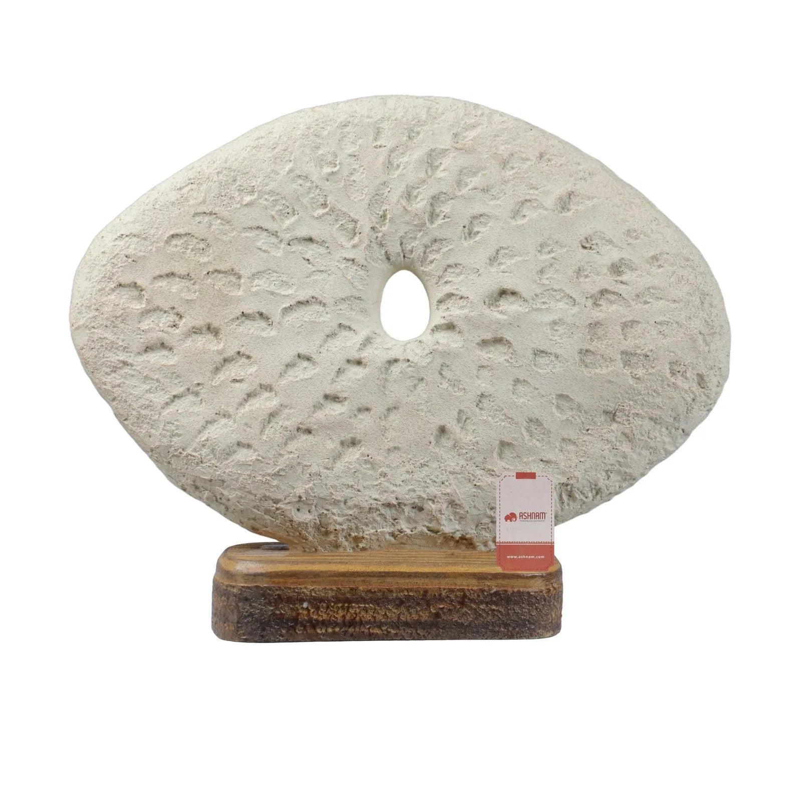 Calista Modern Abstract Showpiece 26cm in Ivory - HomeTown