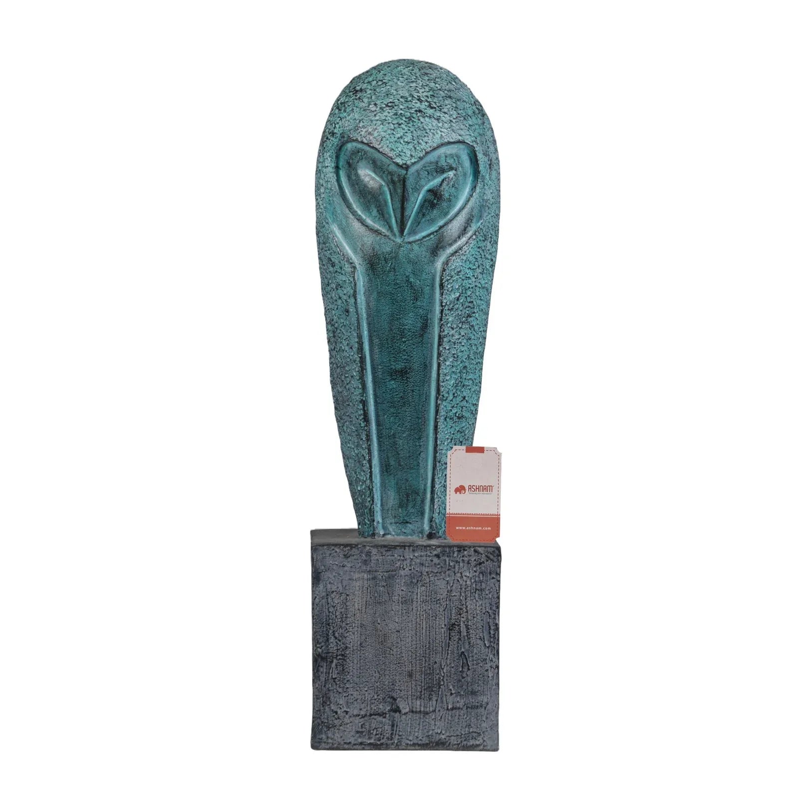 Calista Artistic Accent Owl Figurine 34cm in Rust Green - HomeTown