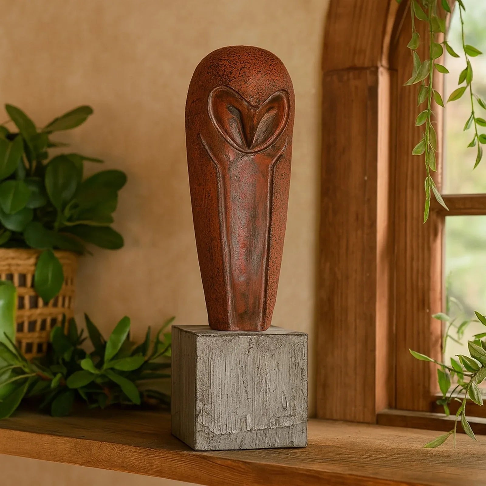 Calista Artistic Accent Owl Figurine 34cm in Brown - HomeTown