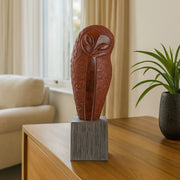 Calista Elegant Owl Figurine Showpiece 34cm in Brown - HomeTown