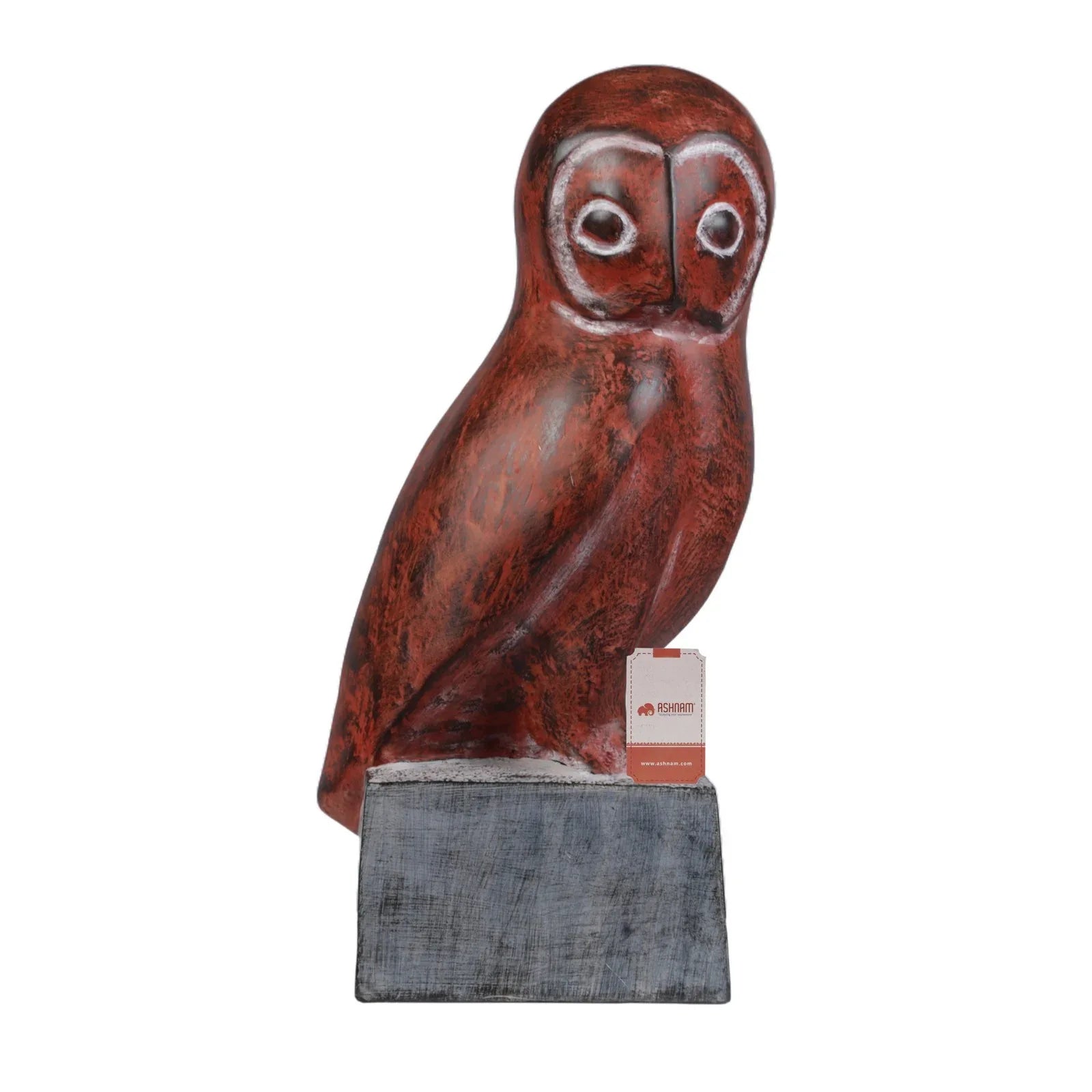 Calista Modern Owl Tabletop Decor 31cm in Brown - HomeTown