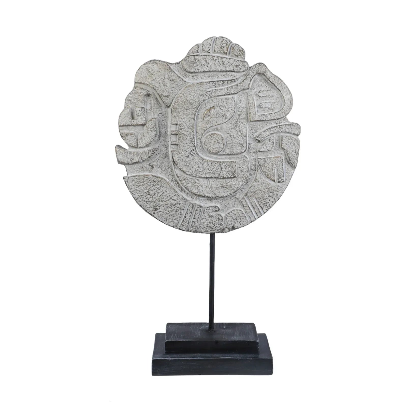 Calista Table Accent Ganesha Sculpture on Stand 49cm in Silver Pearl - HomeTown