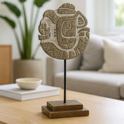 Calista Table Accent Ganesha Sculpture on Stand 49cm in Rustic - HomeTown