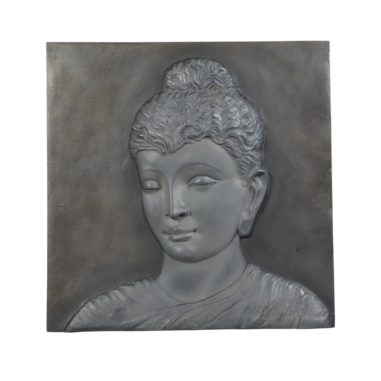 Calista Versatile Buddha Wall Accent 53cm in Rustic Pearl - HomeTown