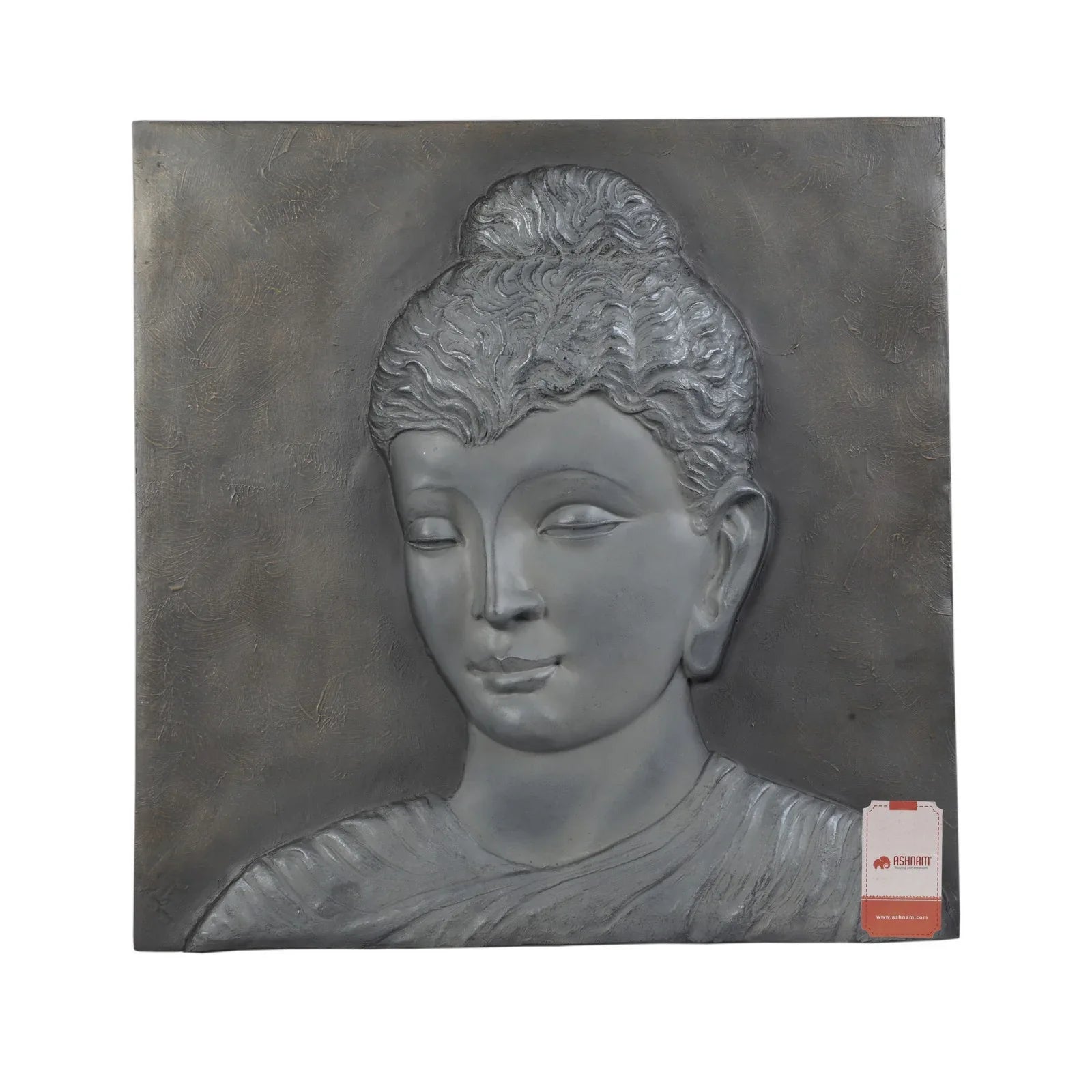 Calista Versatile Buddha Wall Accent 53cm in Rustic Pearl - HomeTown