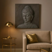 Calista Versatile Buddha Wall Accent 53cm in Rustic Pearl - HomeTown