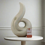 Calista Modern Abstract Showpiece 31cm in Ivory - HomeTown