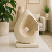 Calista Modern Abstract Showpiece 25cm in Ivory - HomeTown