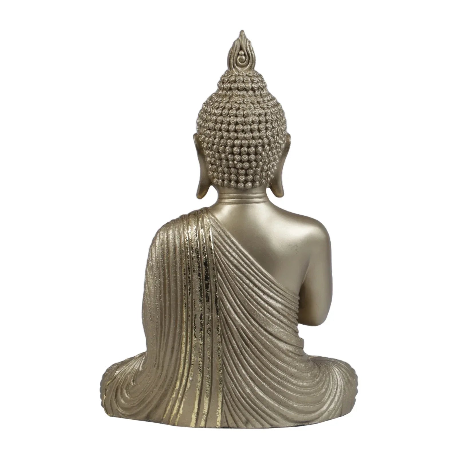 Diverse Expression Aesthetic & Calming Blessing Buddha Idol 27cm in Gold - HomeTown