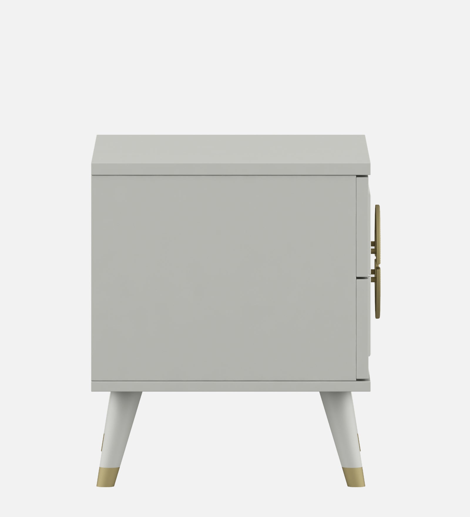 Akira Bed Side Table in Pumic Grey Colour