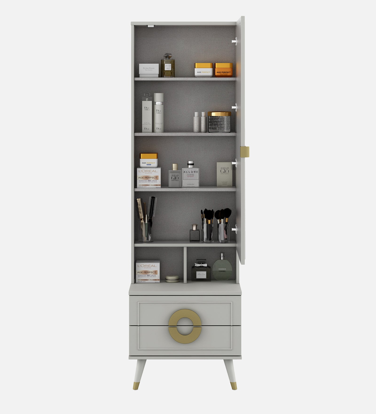 Akira Dressing Table in Pumic Grey Colour