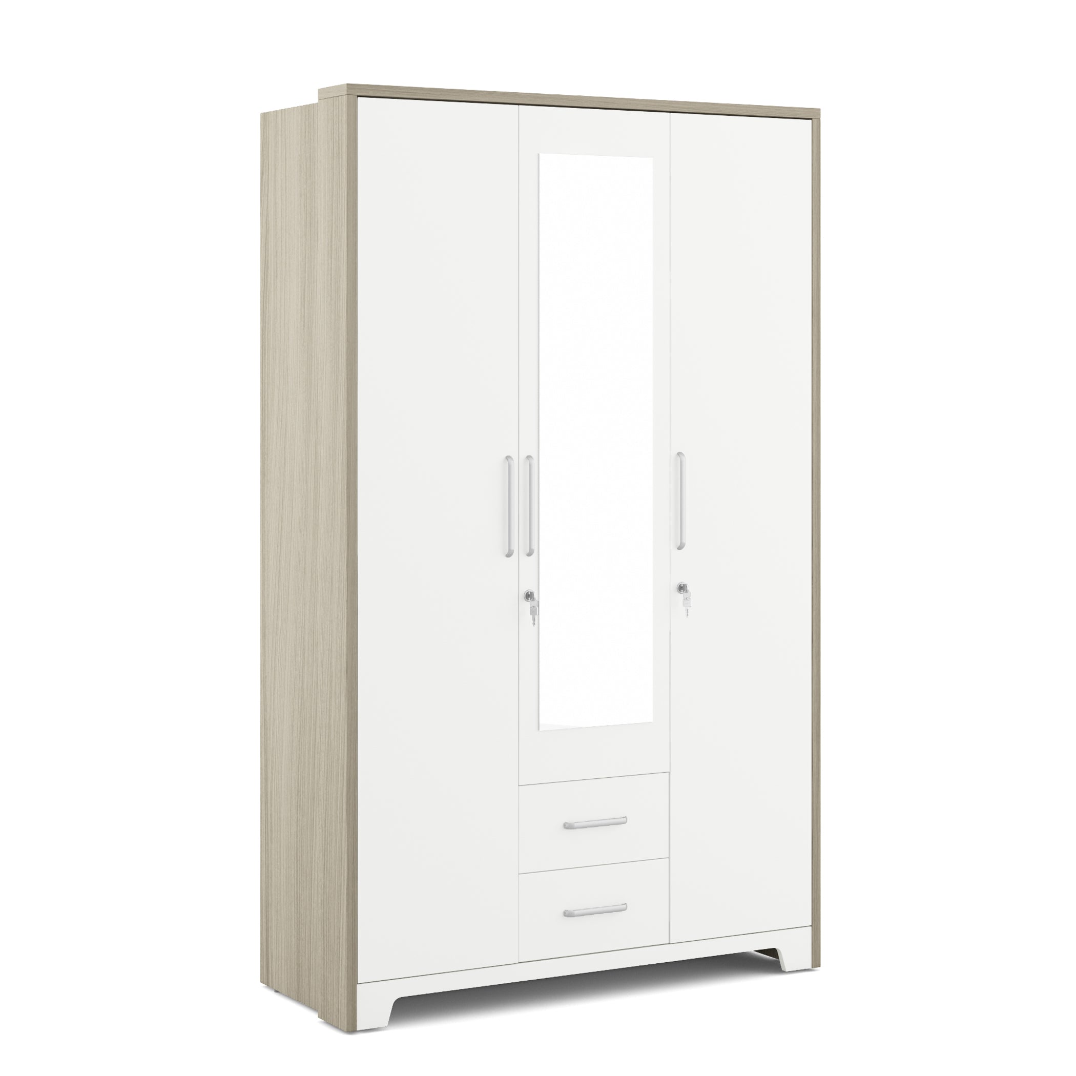Ambra Nx 3 Door Wardrobe With Mirror