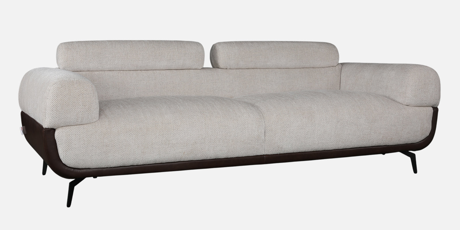 Arizona Fabric Sofa Beige & Brown