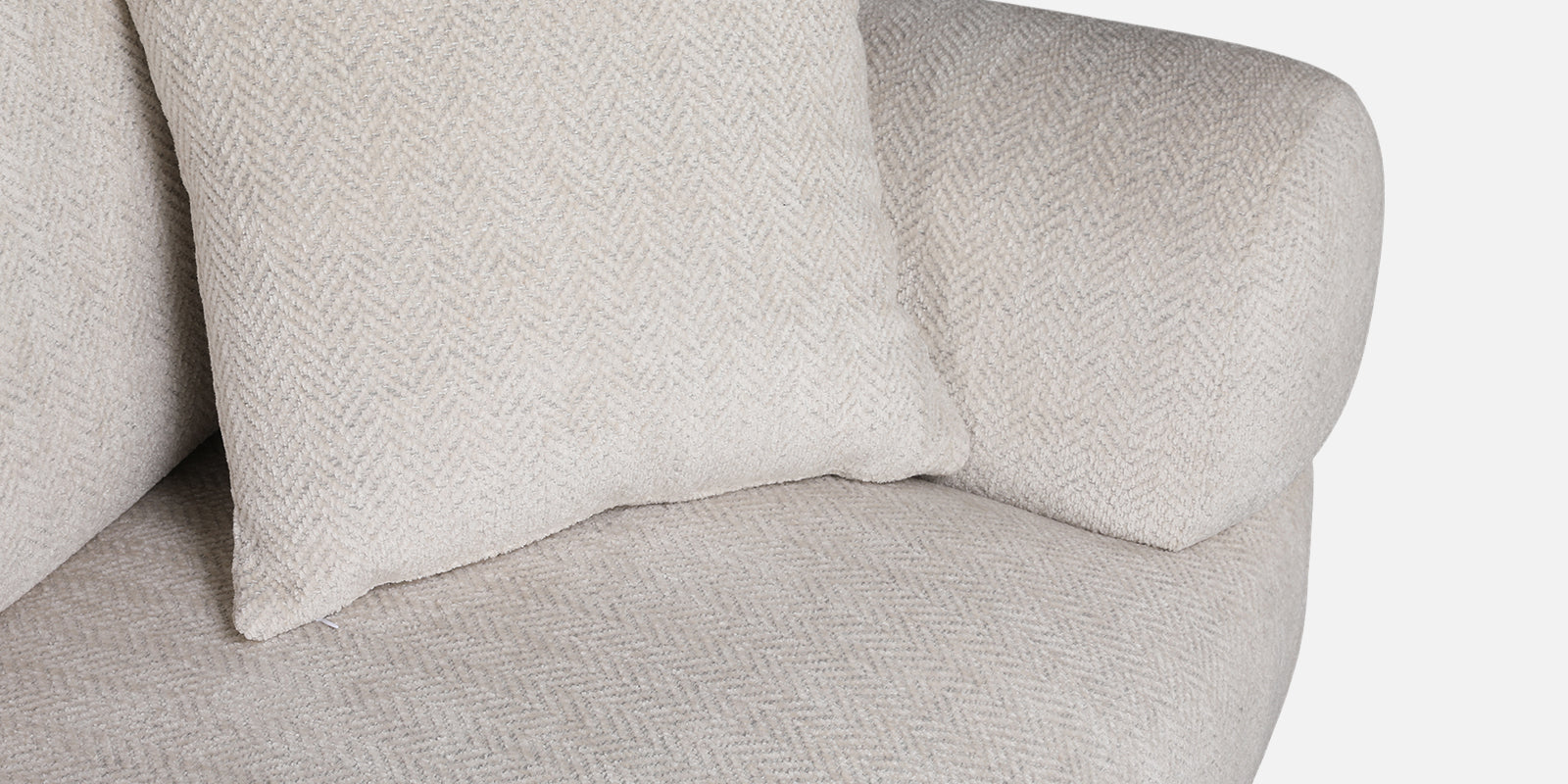 Arizona Fabric Sofa Beige & Brown