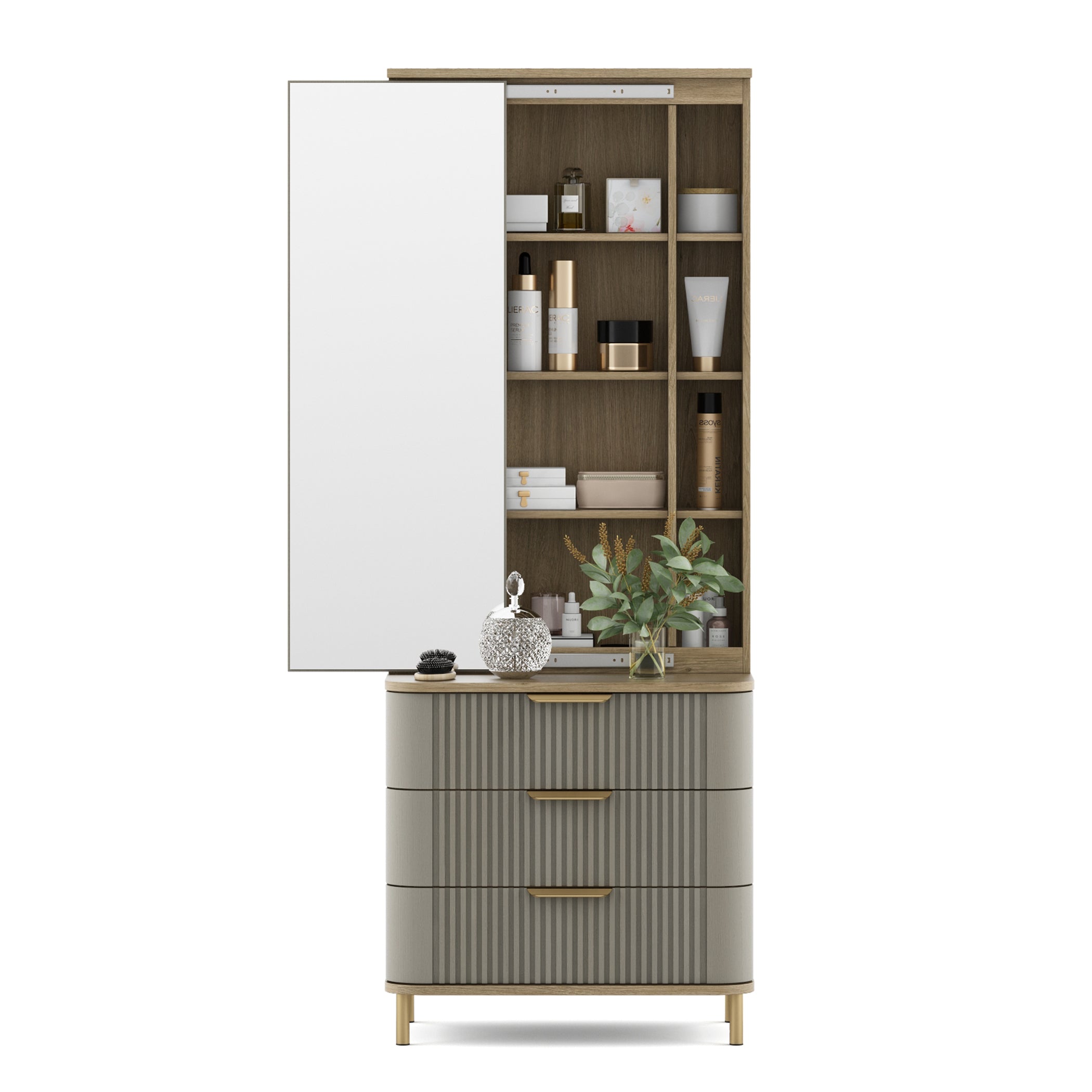 Asa Nx Dressing Table W Sliding Mirror