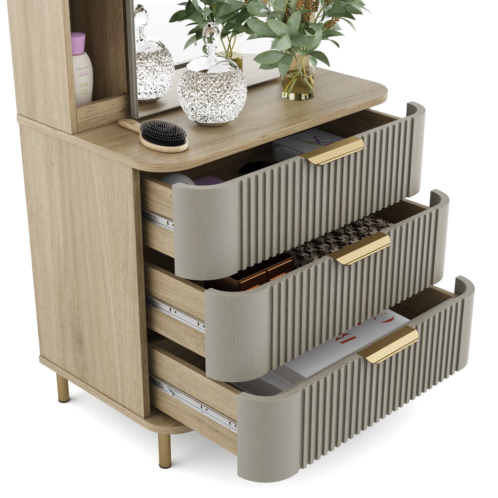 Asa Nx Dressing Table W Sliding Mirror