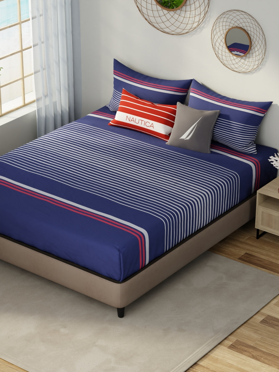 Hampton Satin Cotton Bed Linen Multicolor