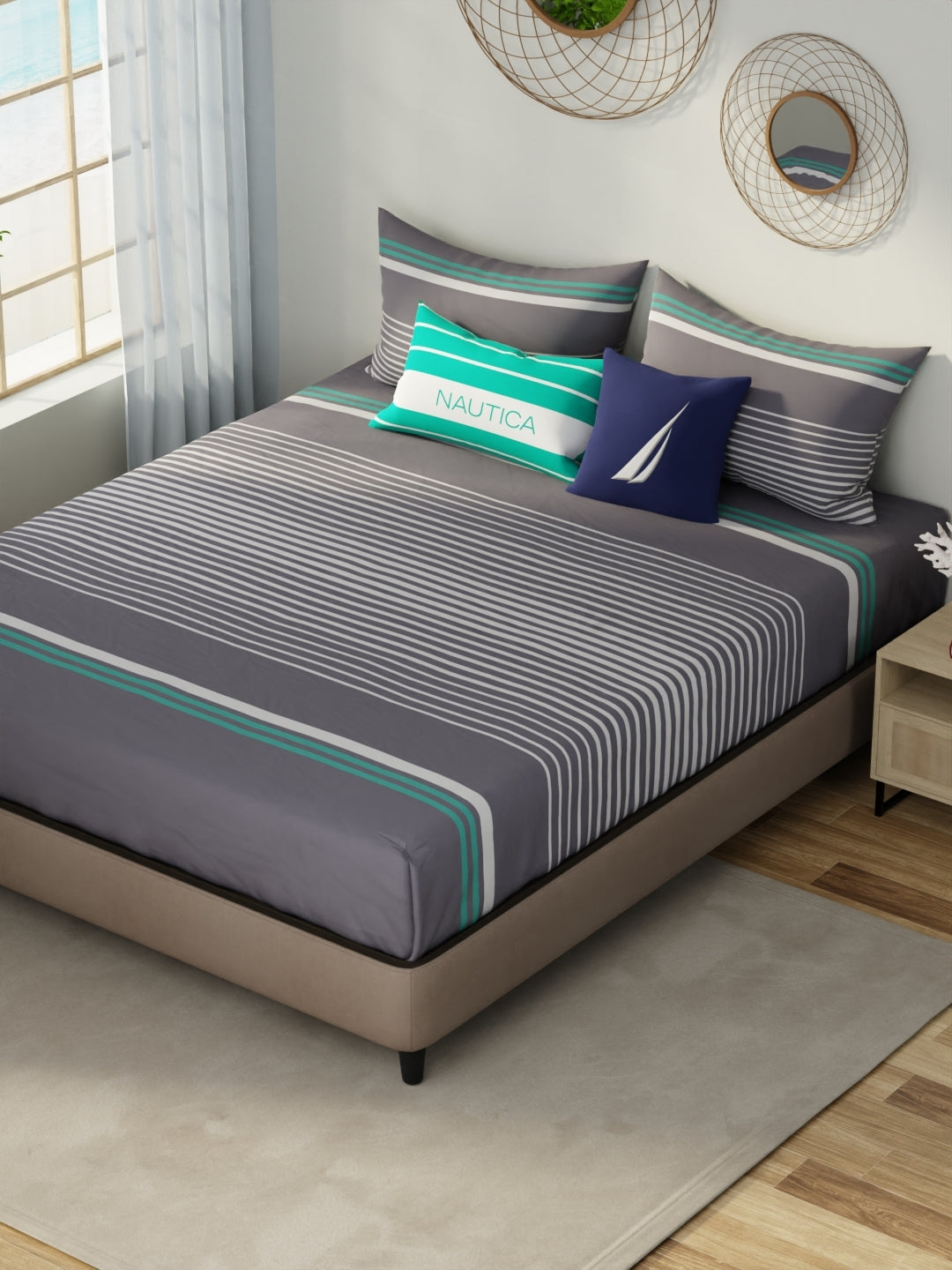 Nautica Hampton Sis-Bed Linen Multicolor