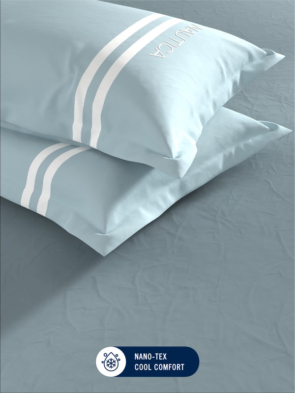 Bianca Home Coastal Stripe Sis-bed Linen Skyblue dimensions