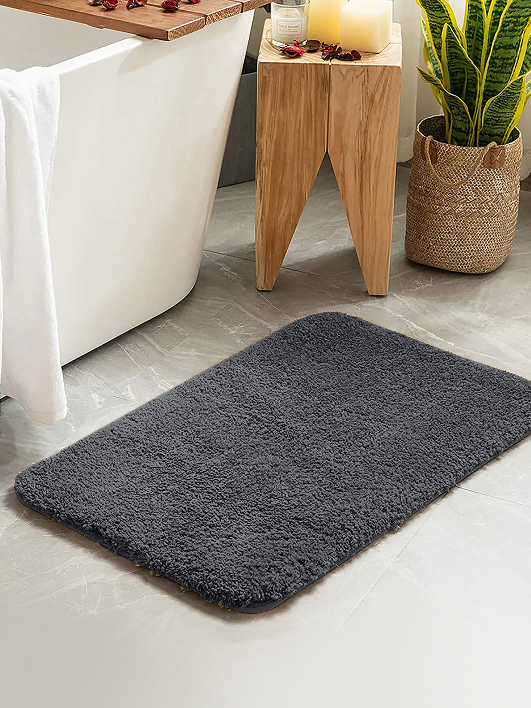 East Bury Sis-Bath Linen Steel Grey