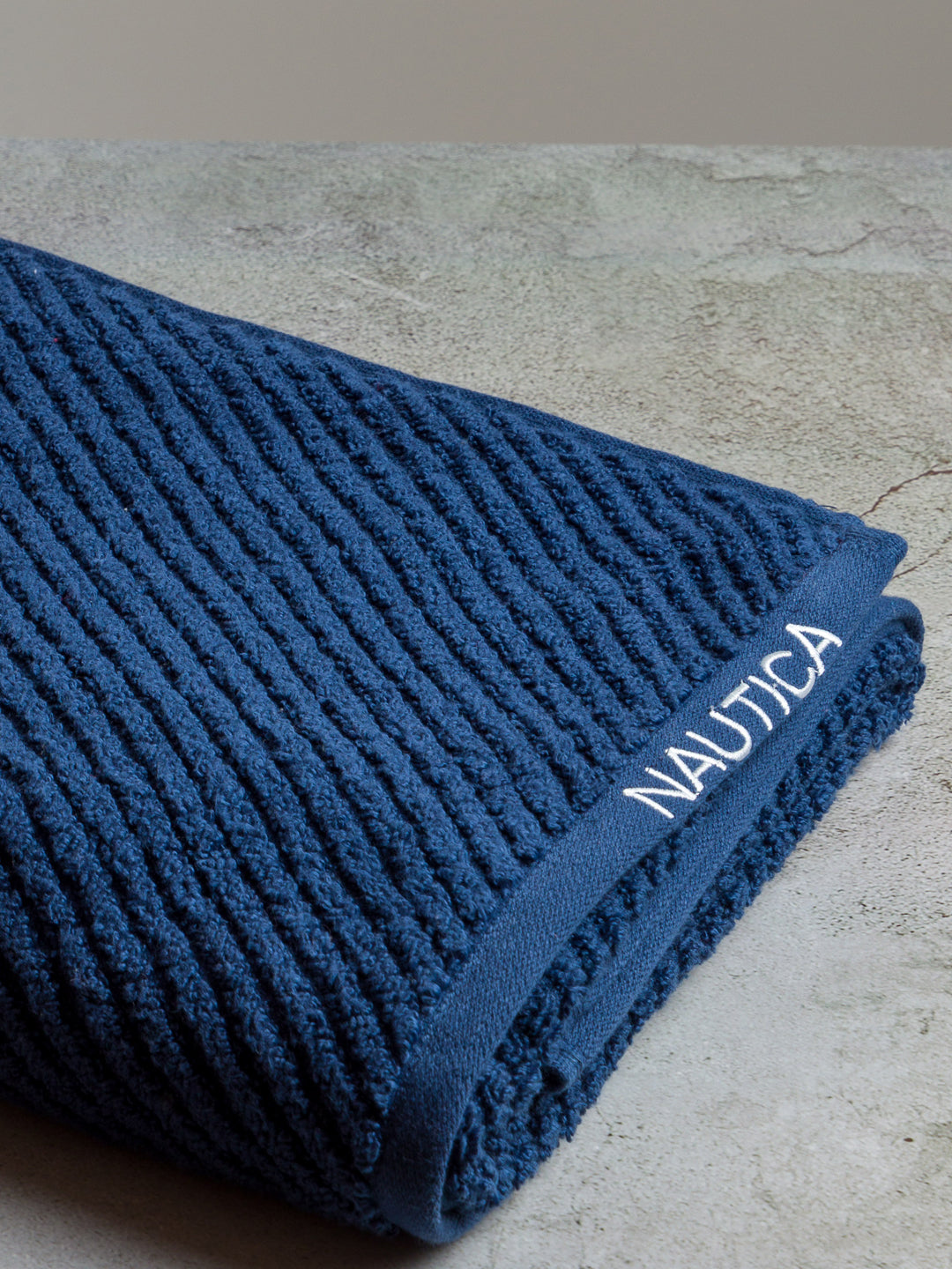 Cross View Sis-Bath Linen Navy Blue