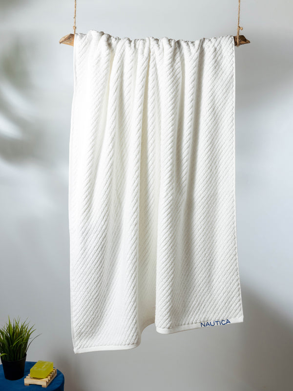 Bianca Home Cross View Sis-bath Linen Fabric White dimensions