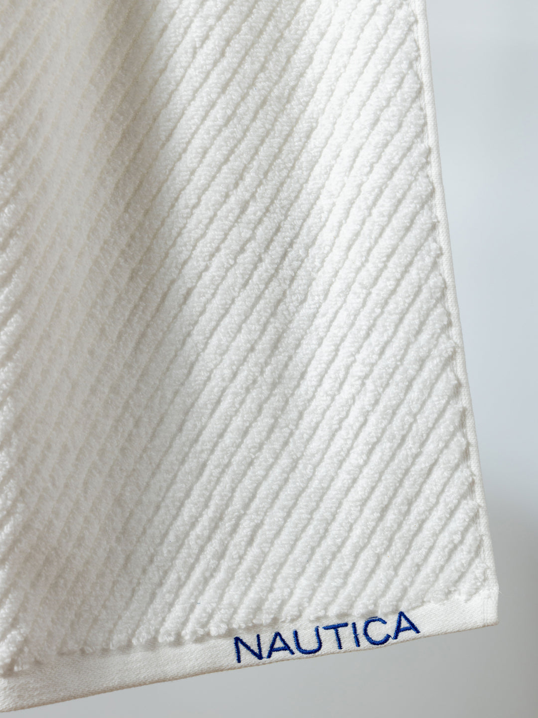 Cross View Sis-Bath Linen Fabric White