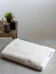 Cross View Sis-Bath Linen Fabric White