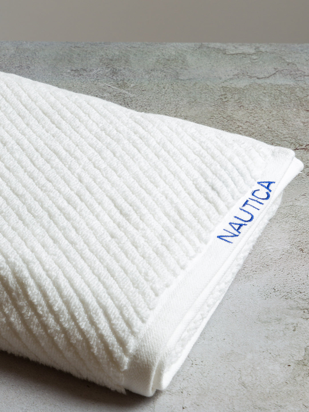 Cross View Sis-Bath Linen Fabric White