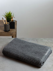 Cross View Bath Linen Steel Grey