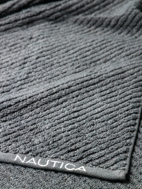 Bianca Home Cross View Bath Linen Steel Grey dimensions