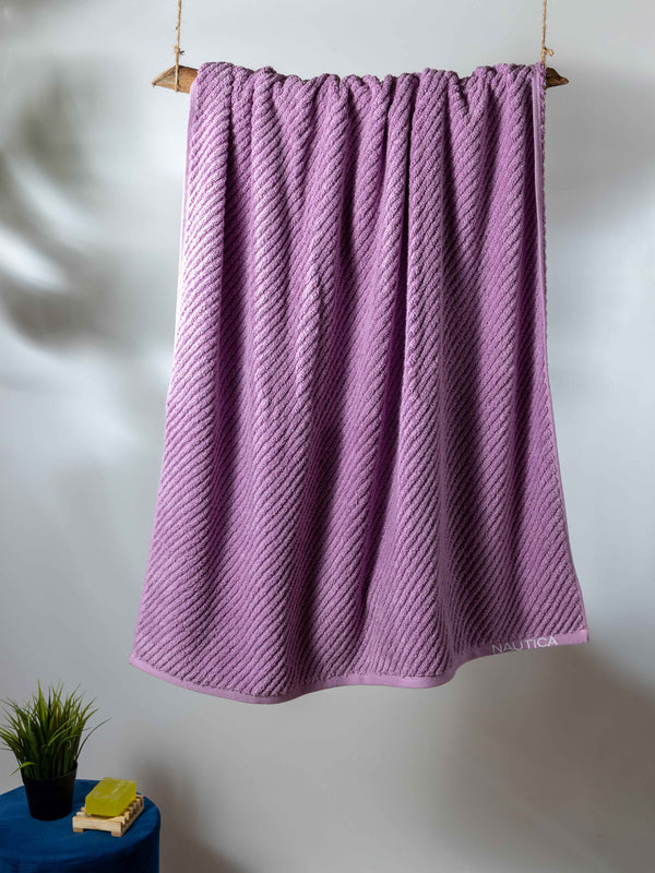 Bianca Home Cross Sis-bath Linen Lilac dimensions