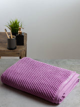 Bianca Home Cross Sis-bath Linen Lilac