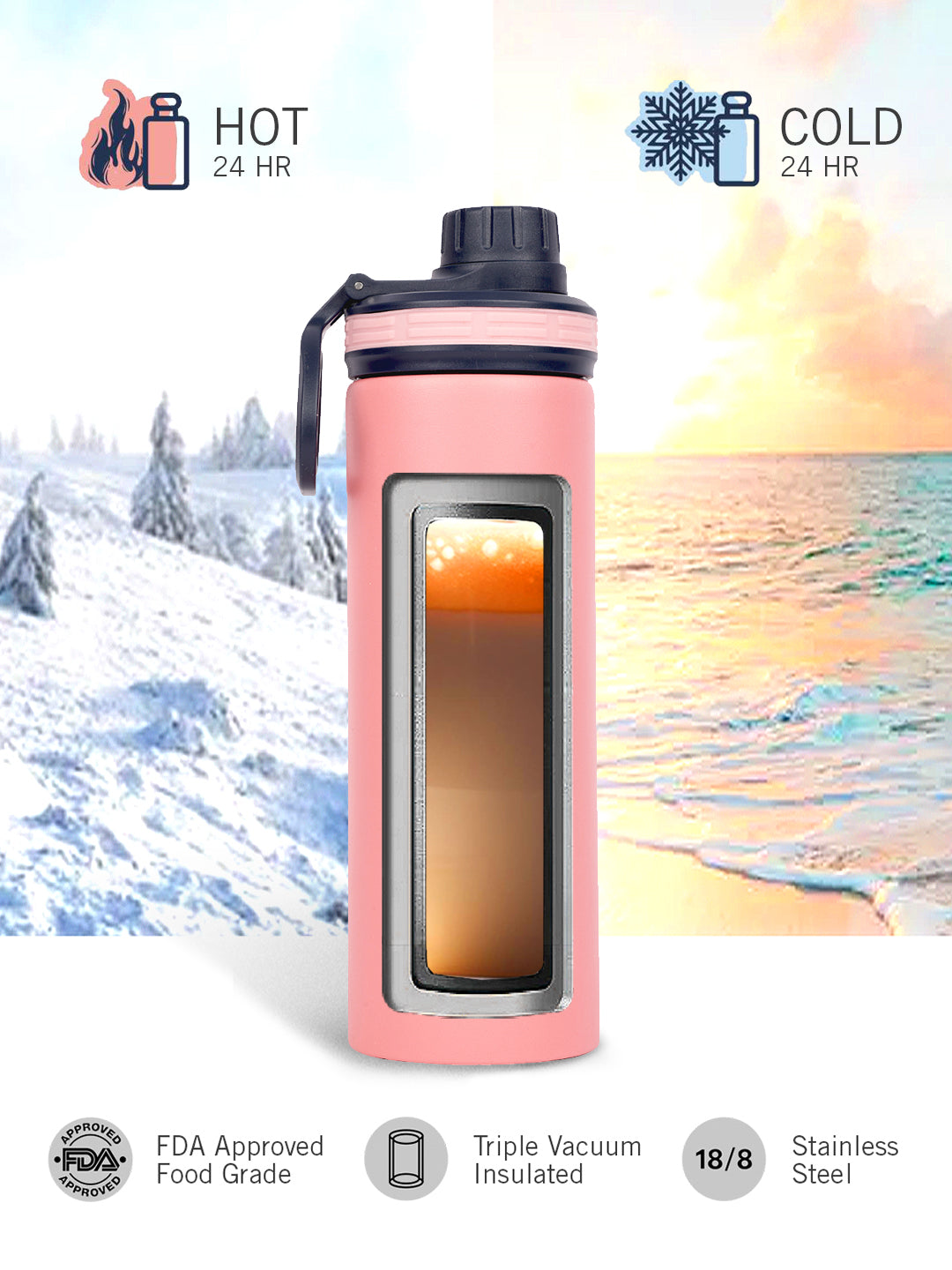 Fender Fitness Bottles Pink