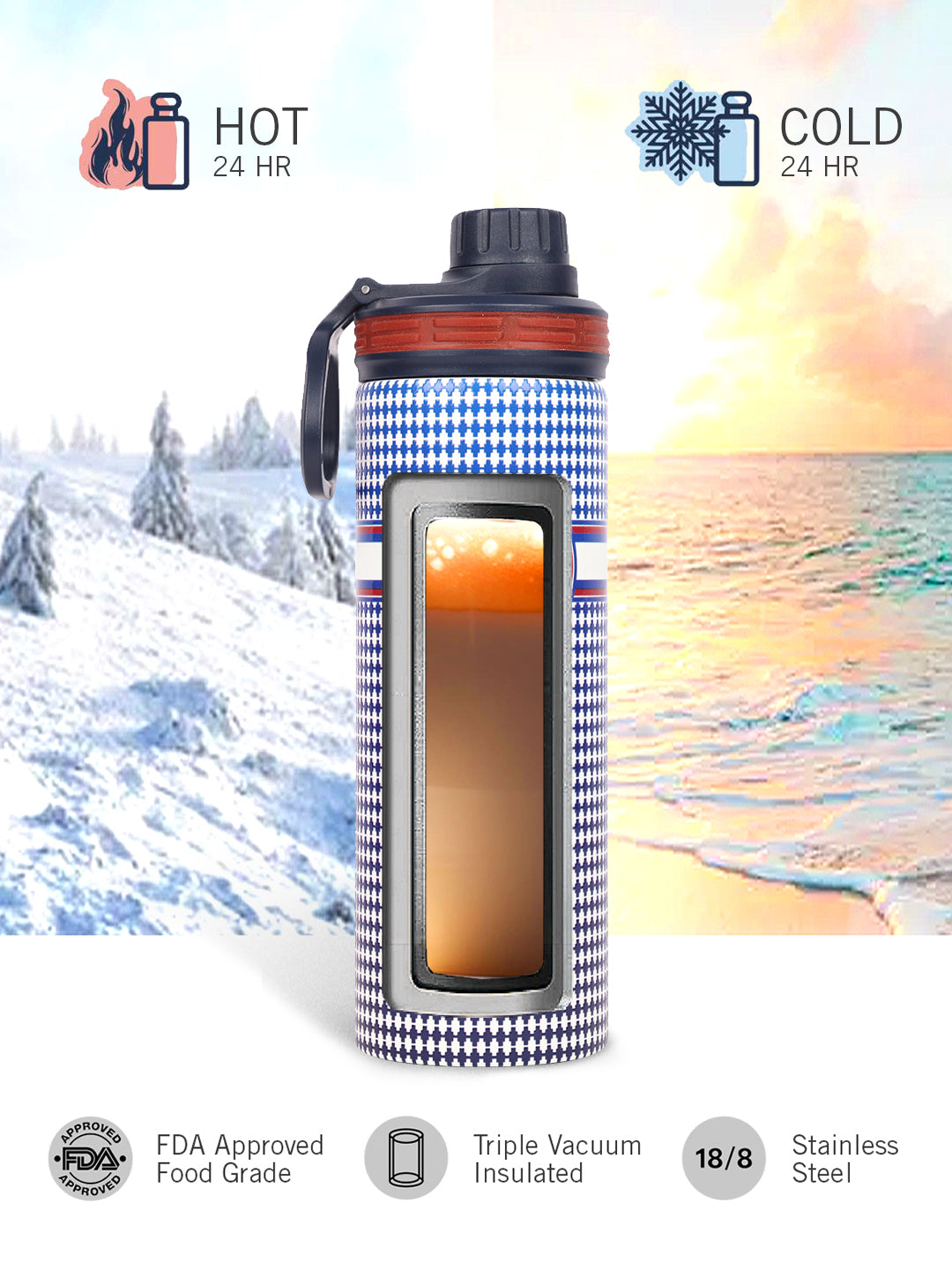 Fender Fitness And Sport Bottles Blue