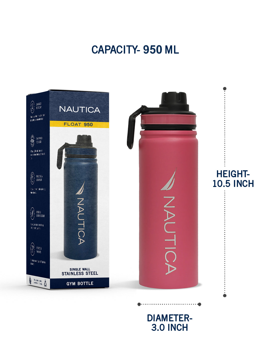 Float Fitness And Sport Bottles Pink