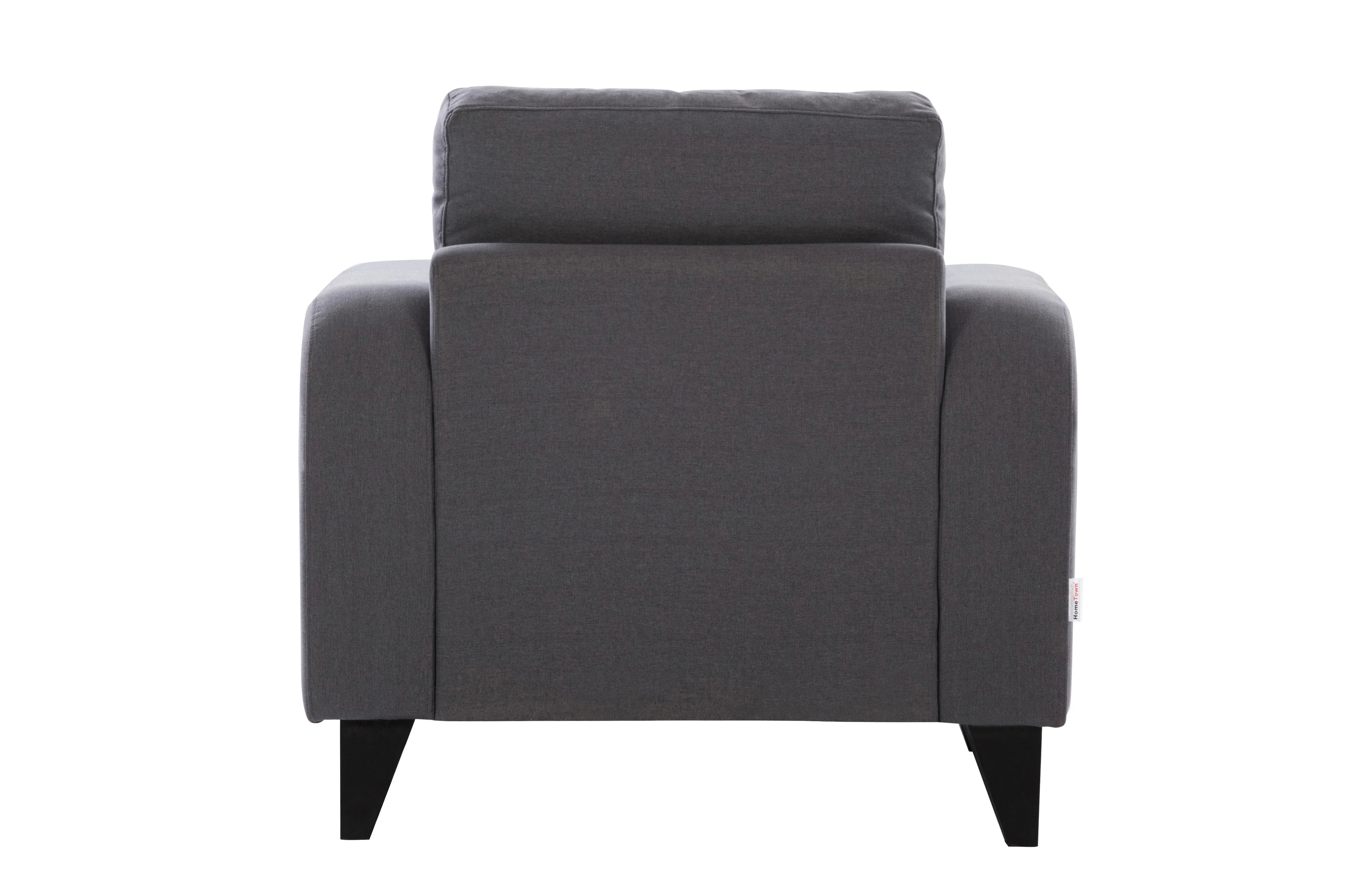 Manchester Fabric 1 Seater Sofa in Grey Colour - HomeTown