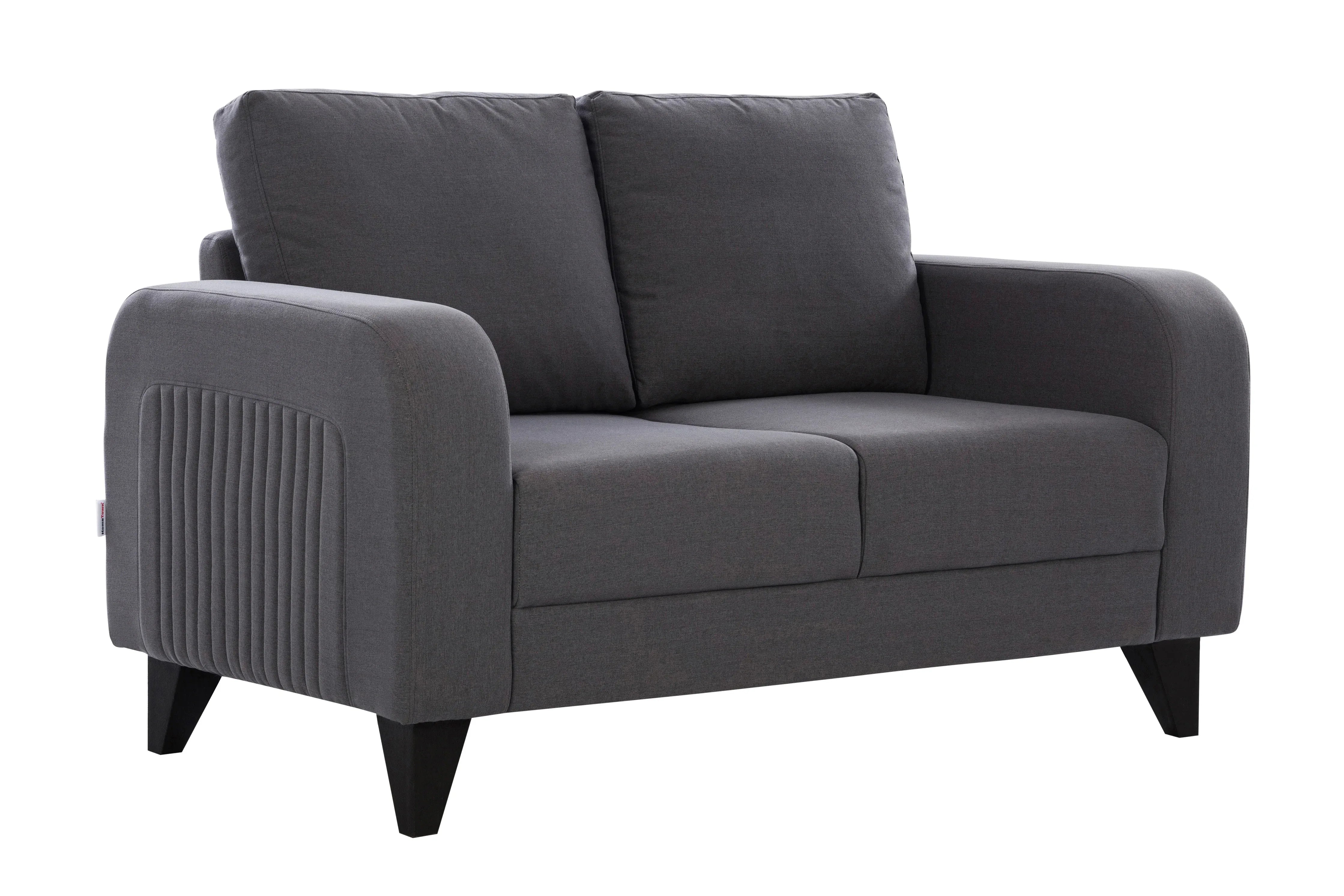 Manchester Fabric 2 Seater Sofa in Grey Colour