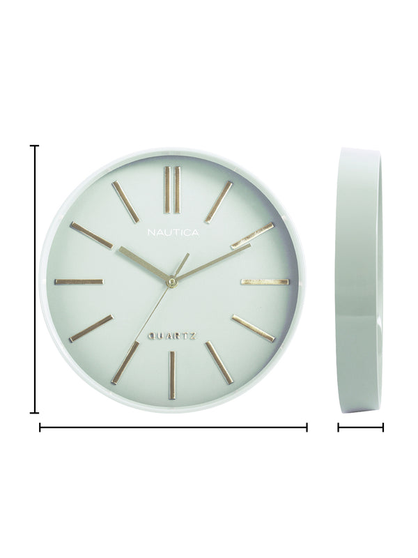 Bianca Home Abs 3D Matt Rim Clocks Green dimensions